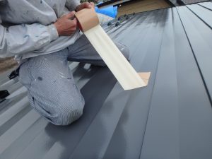 屋根塗装の付着試験
